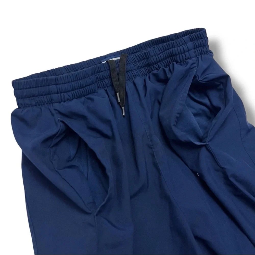 Nike Navy Paneled Track Pants